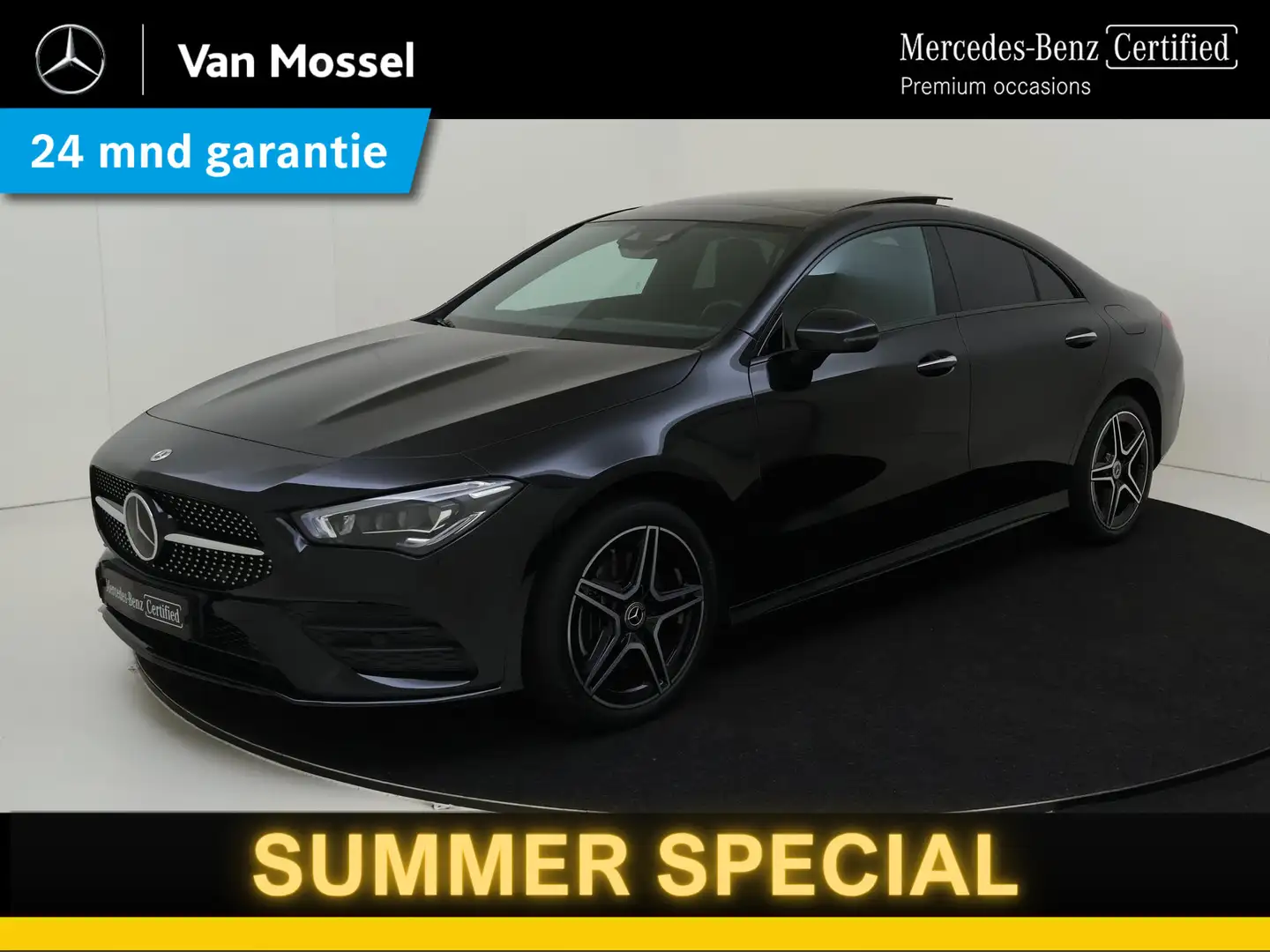 Mercedes-Benz CLA 250 e Business Solution AMG Limited Premium Plus /Pano Zwart - 1