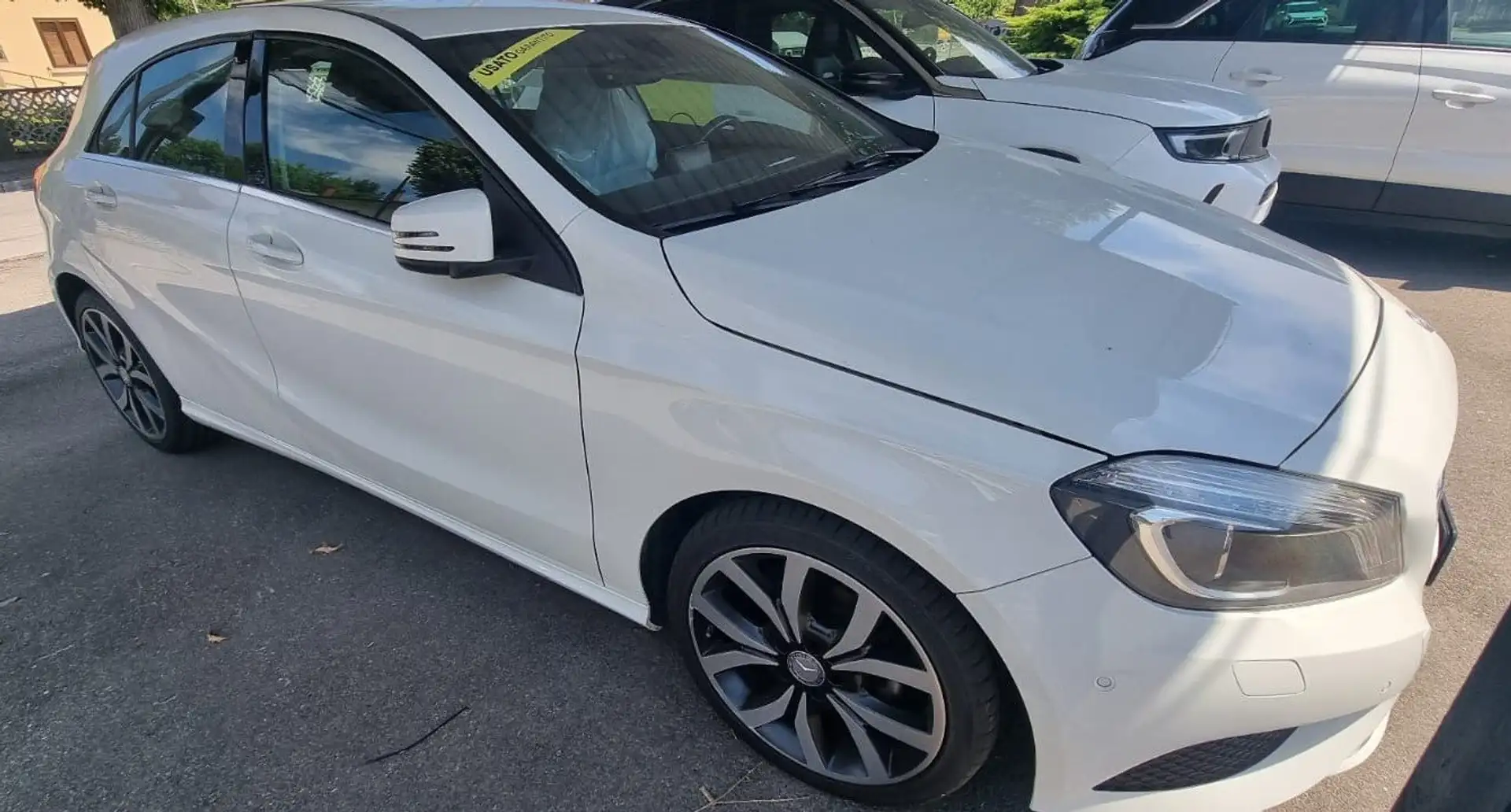 Mercedes-Benz A 180 Classe A - W176 cdi (be) Sport Ok. neopatentati Bianco - 2