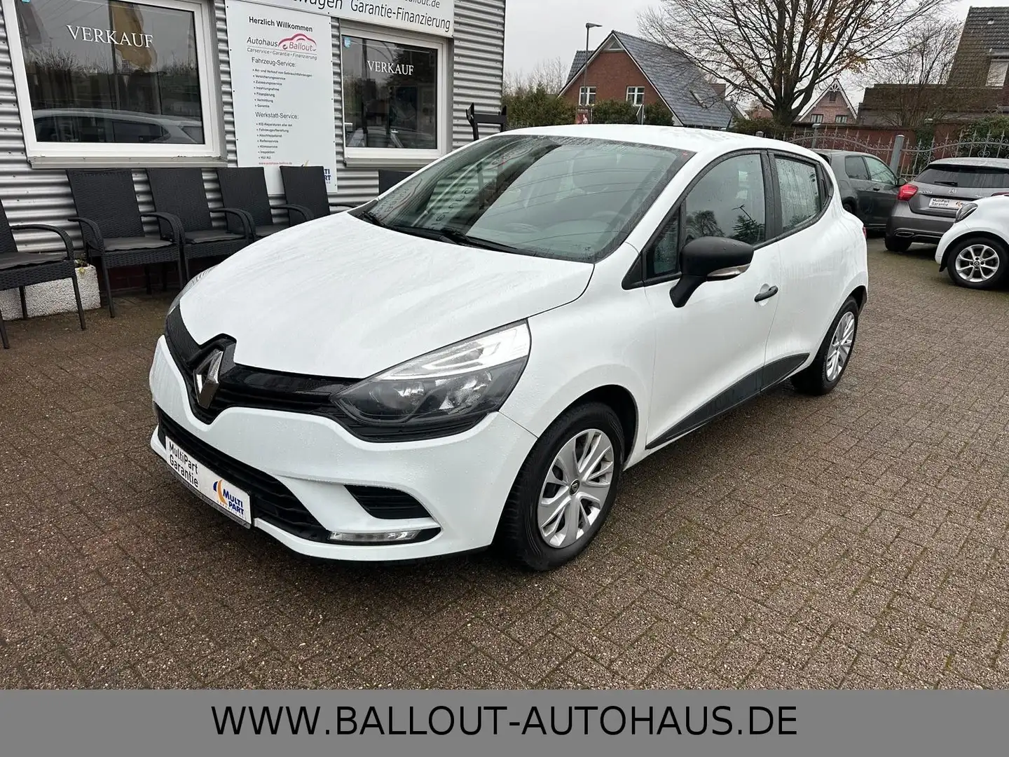 Renault Clio IV Life*2.HAND*KLIMA*NAVI*TEMPO*EURO6* Wit - 2