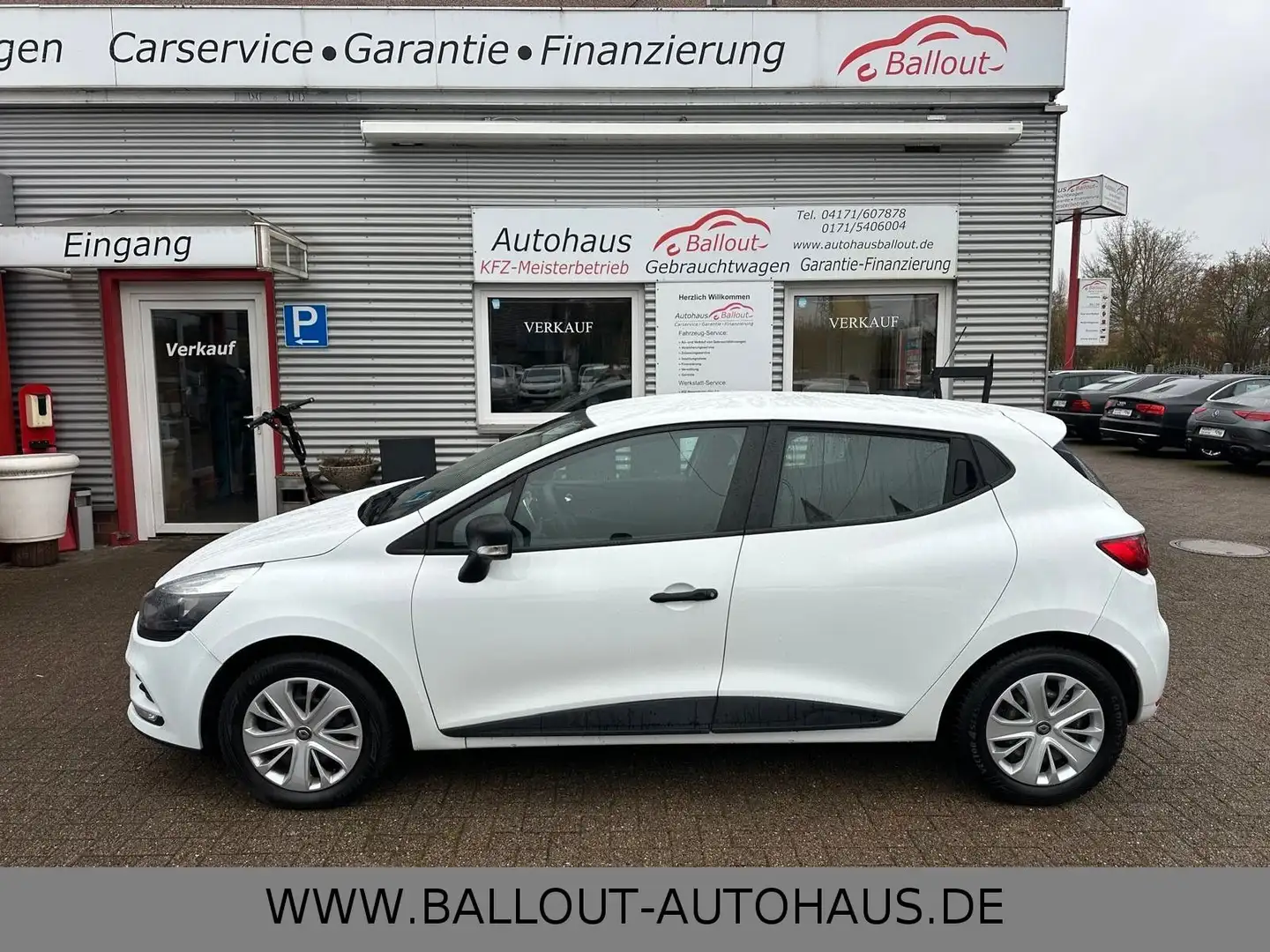Renault Clio IV Life*2.HAND*KLIMA*NAVI*TEMPO*EURO6* Weiß - 1