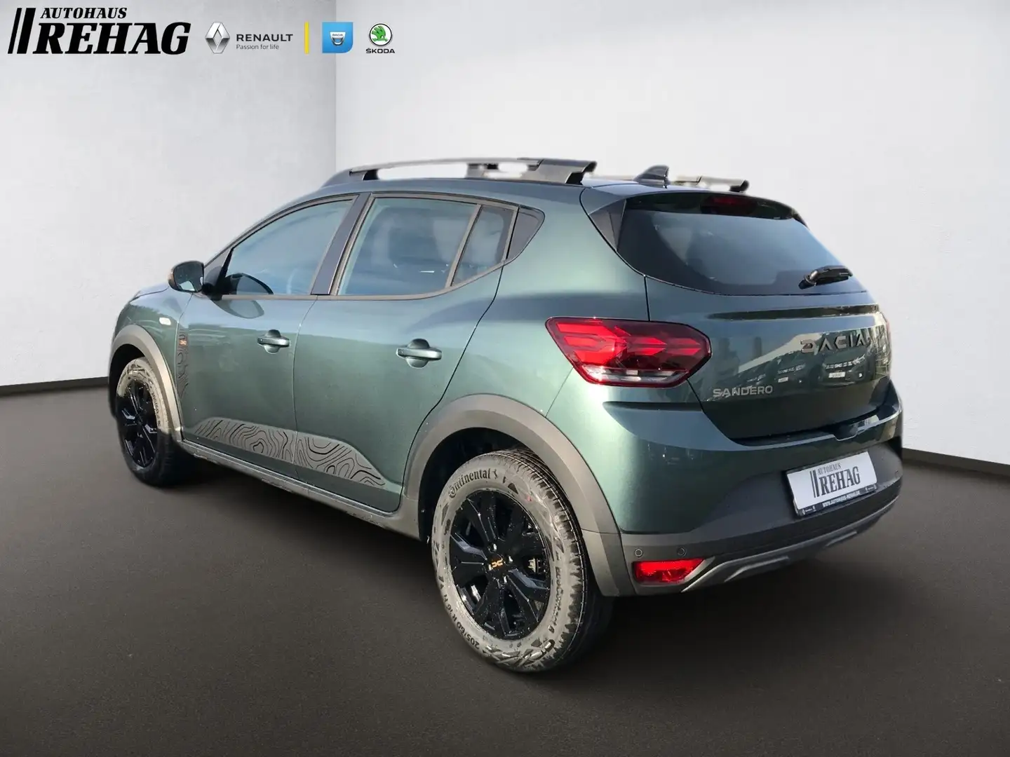 Dacia Sandero Stepway Extreme TCe 110 *KLIMA*PDC* Groen - 2