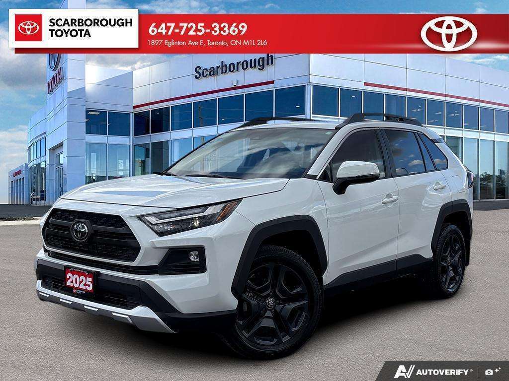 White 2025 Toyota RAV4 SUV / Crossover  8-Speed Automatic