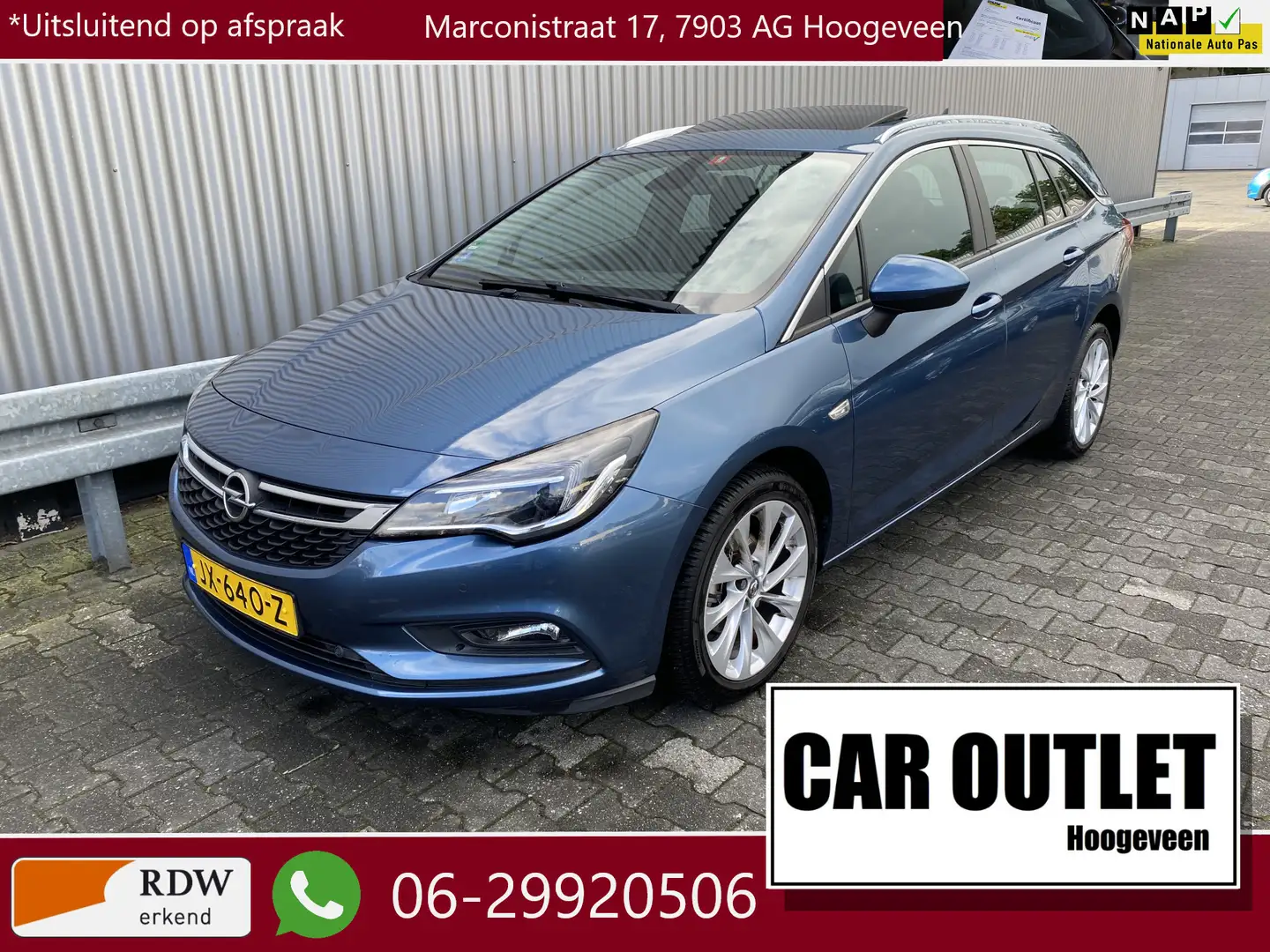 Opel Astra Sports Tourer 1.0 Edition Clima, DAB+, Navi, CC, P Bleu - 1