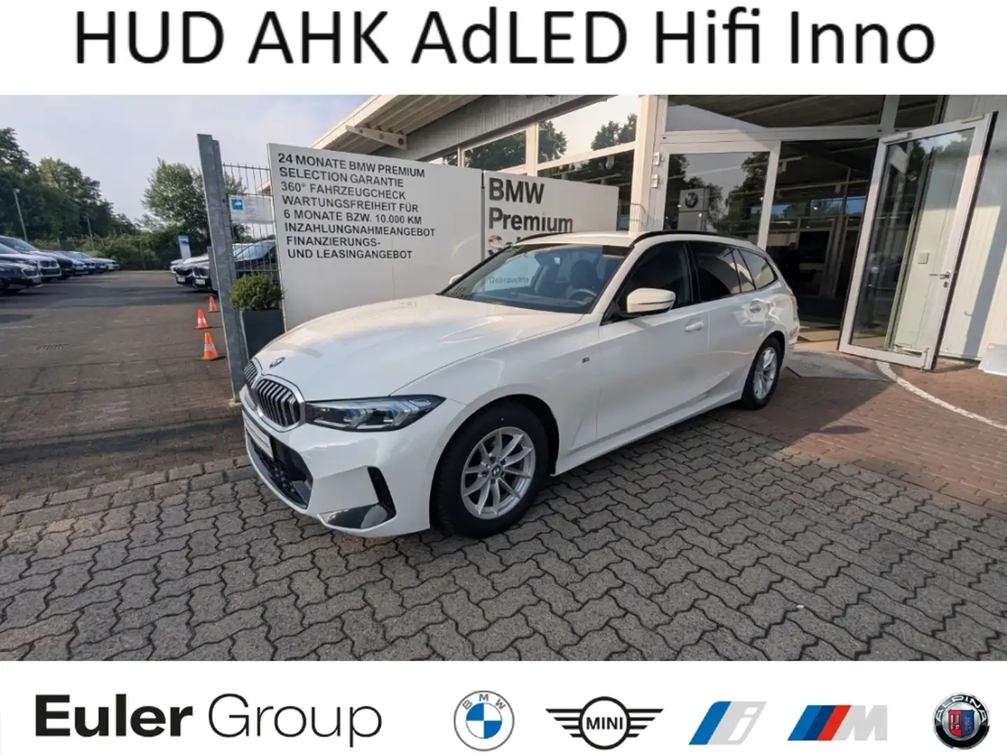 BMW 320 d M-Sport HUD AHK AdLED Hifi Inno/Comf Weiß - 1