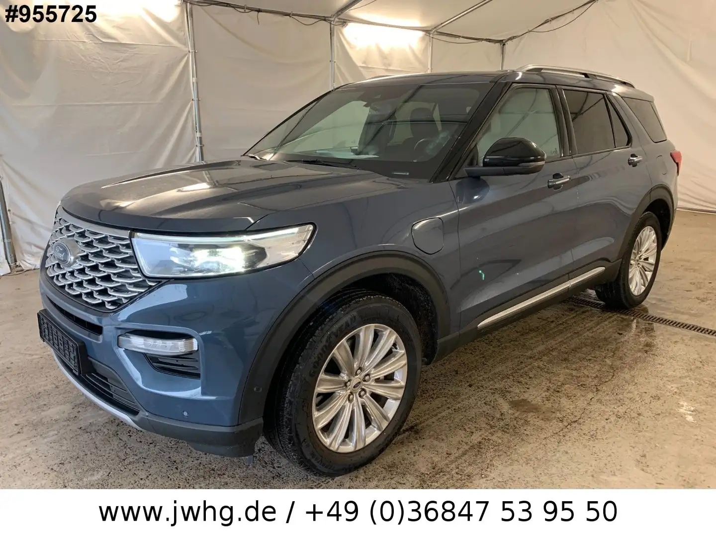 Ford Explorer Platinum Hybrid 4x4 360°ACC SitzKlima Blau - 1