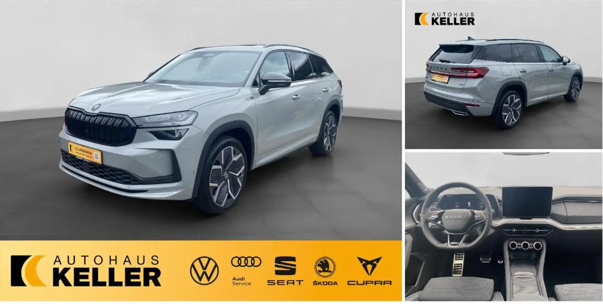 Skoda Kodiaq Sportline 2.0 TDI 4x4 DSG ACC/Area View/DCC/20"/Canton/AHK/Navi/Panorama/Standheizung Gris - 1