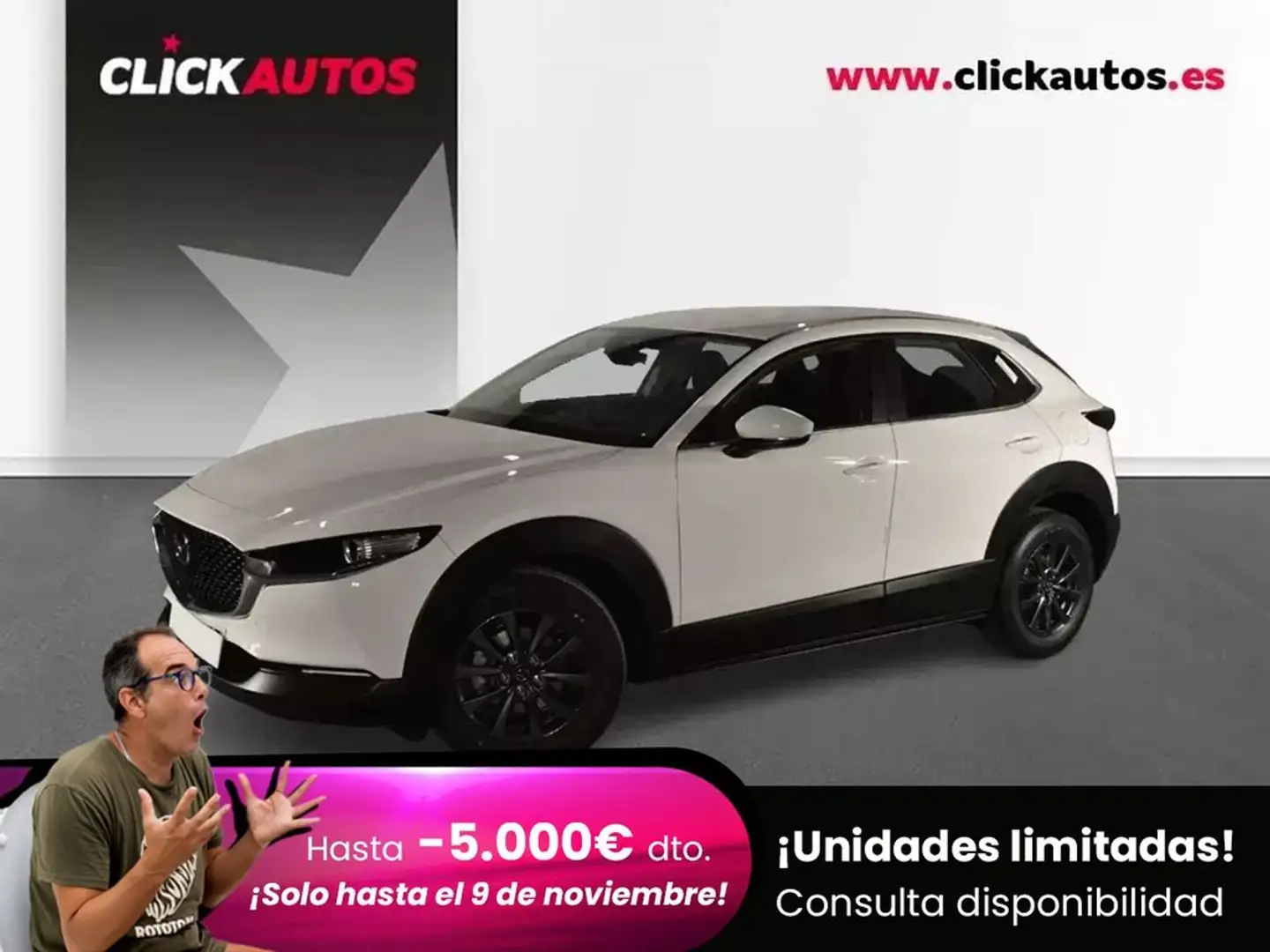 Mazda CX-30 2.5 e-Skyactiv G 140CV MHEV Prime Line Blanco - 1