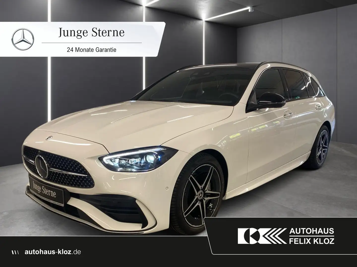 Mercedes-Benz C 300 T d AMG*Pano*Distro*Night*360*Digital*Memo Weiß - 1