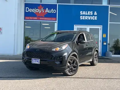 Black 2022 Kia Sportage LX Nightsky Edition AWD SUV / Crossover 6-Speed Automatic