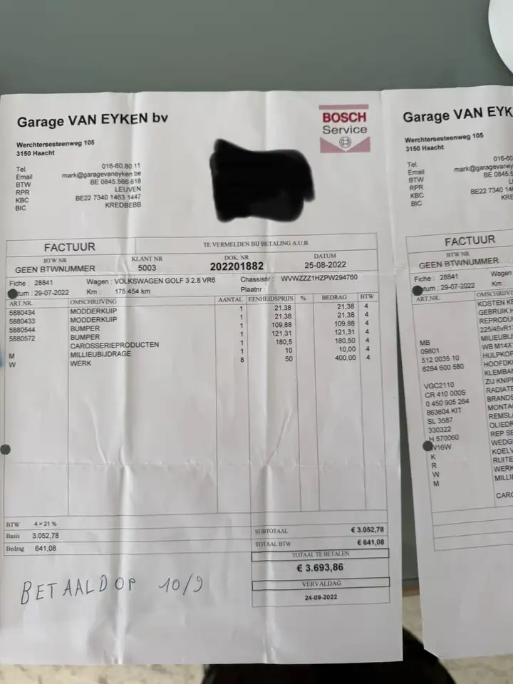 Volkswagen Golf GTI Golf 3 Vr6 Orgineel, foto 10