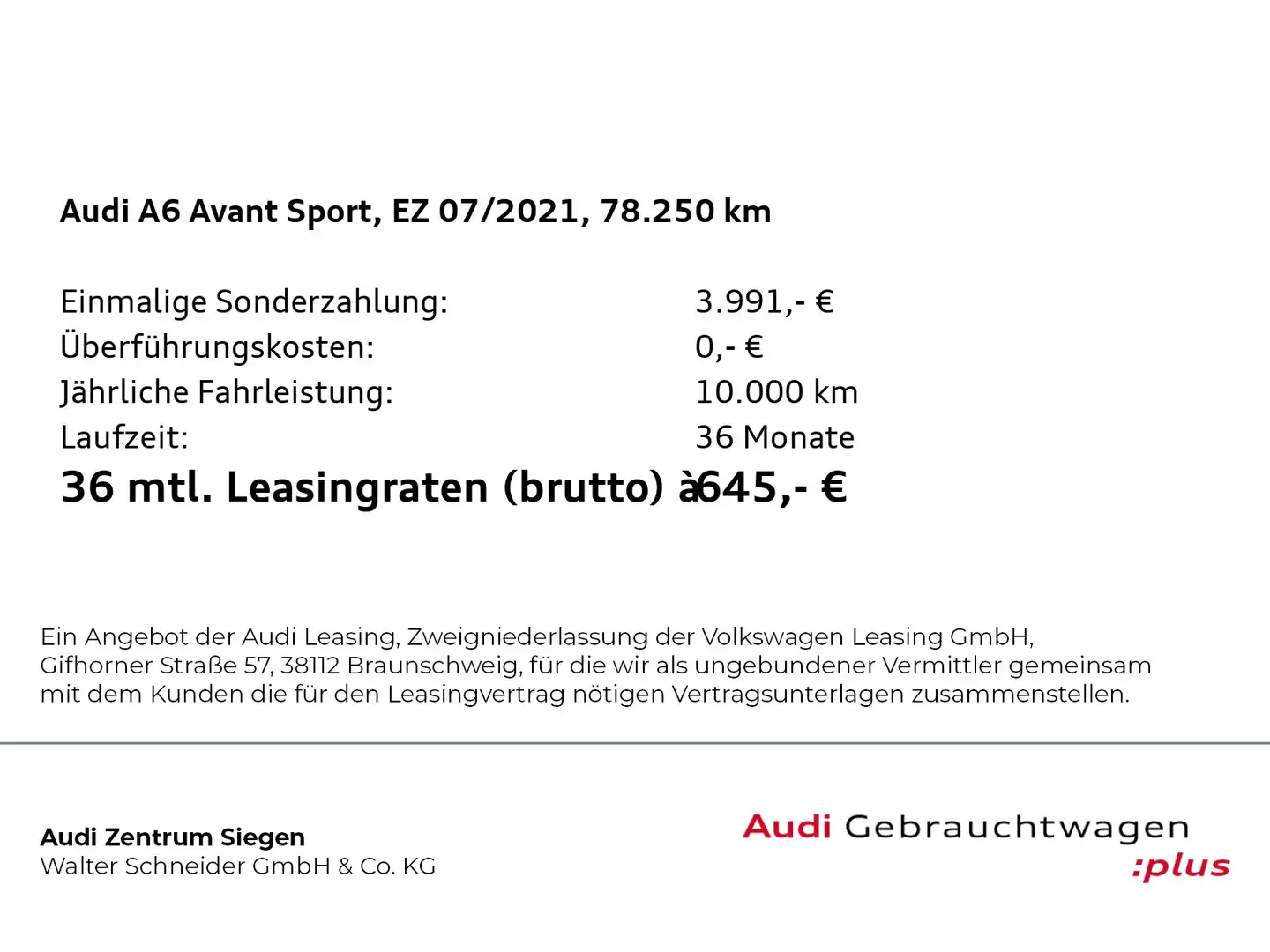 Audi A6 55 TFSI e quattro sport Matrix LED Navi Schwarz - 2