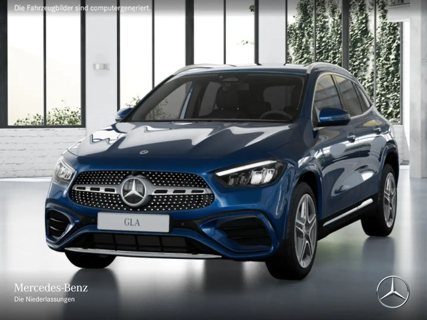 Mercedes-Benz GLA 200 AMG+LED+STHZG+KAMERA+TOTW+KEYLESS+7G Blau - 2