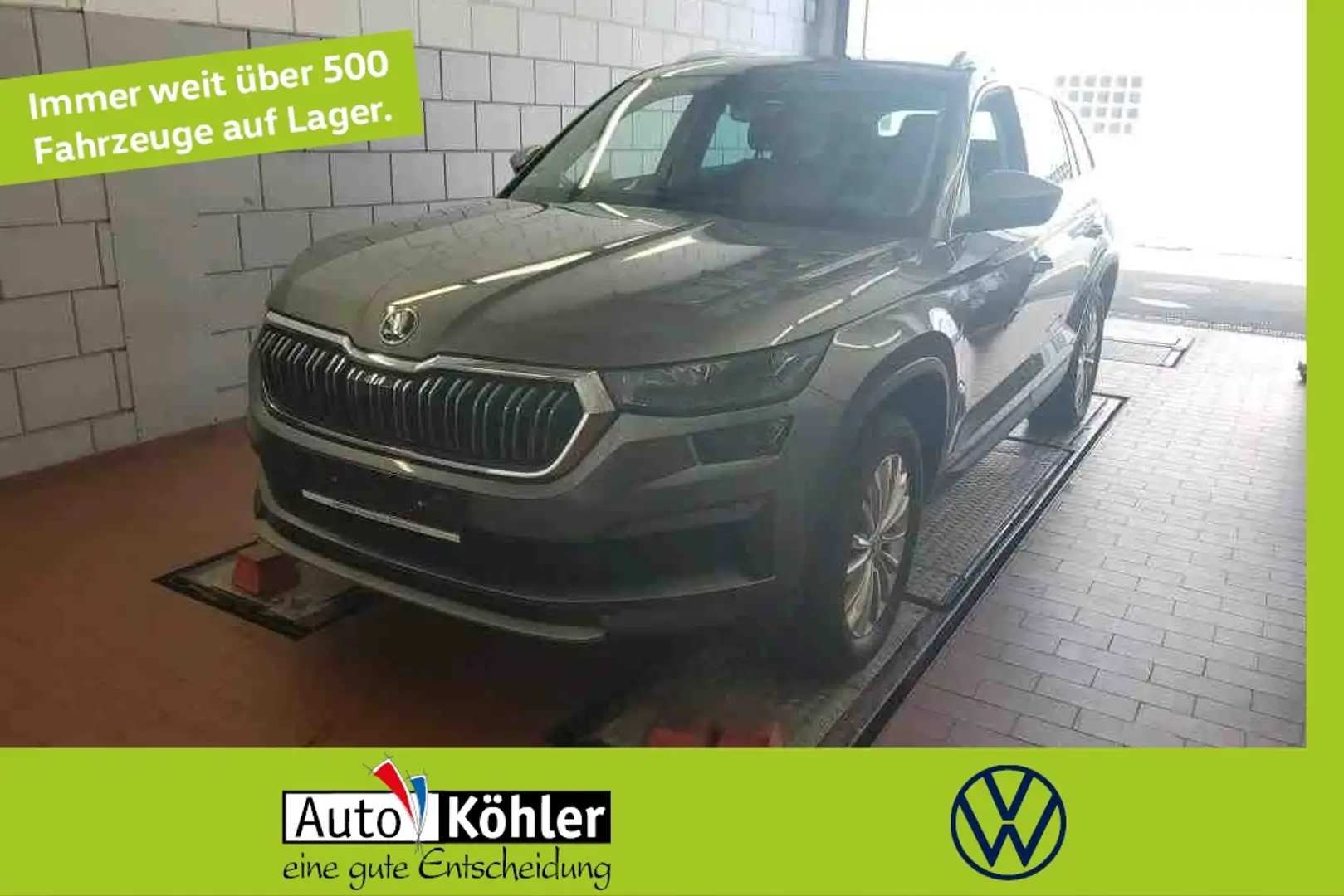 Skoda Kodiaq Style TDi DSG 4x4 Matrix/Pano/CarPlay/ACC Grau - 1