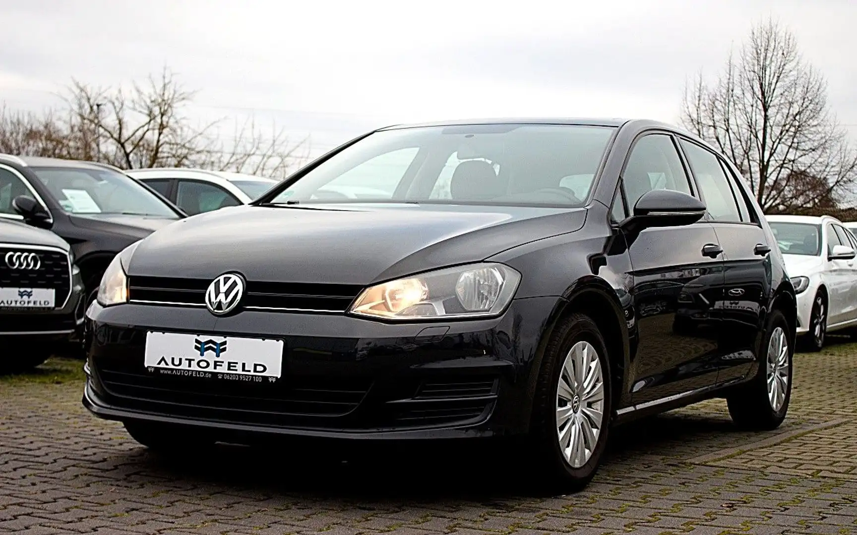 Volkswagen Golf 7 1.2 TSI Trendline/VOLLSHEFT/KLIMA/PANO Gris - 1