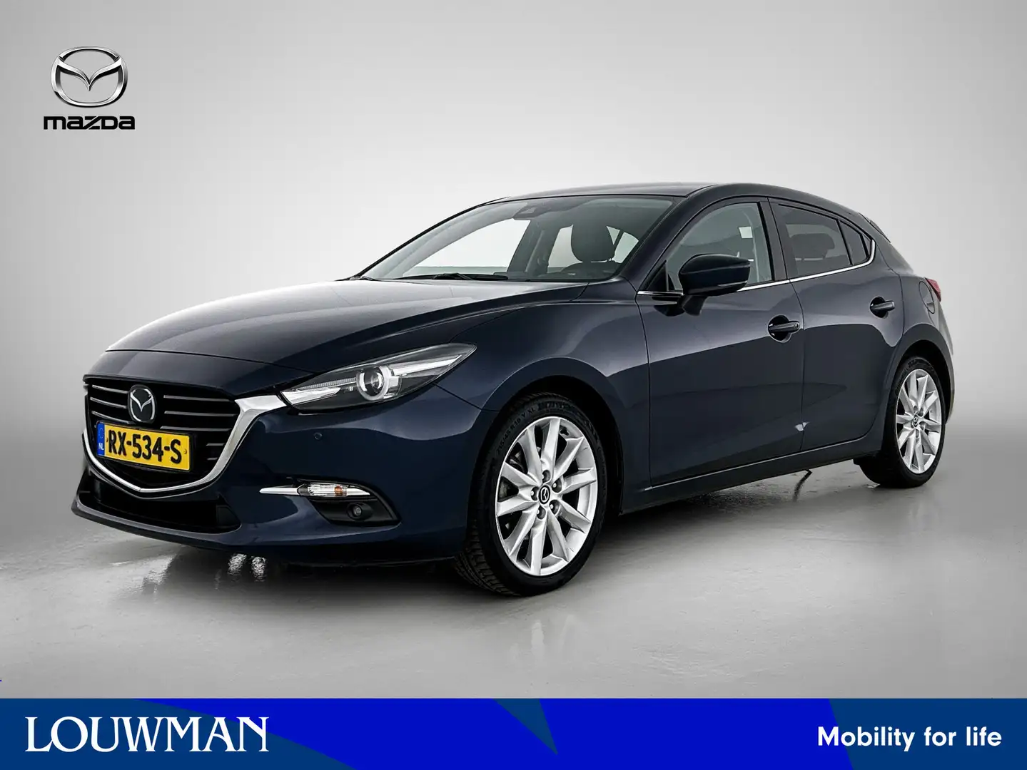 Mazda 3 2.0 SkyActiv-G 120 GT-M | Trekhaak | Adap Cruise | Bleu - 1