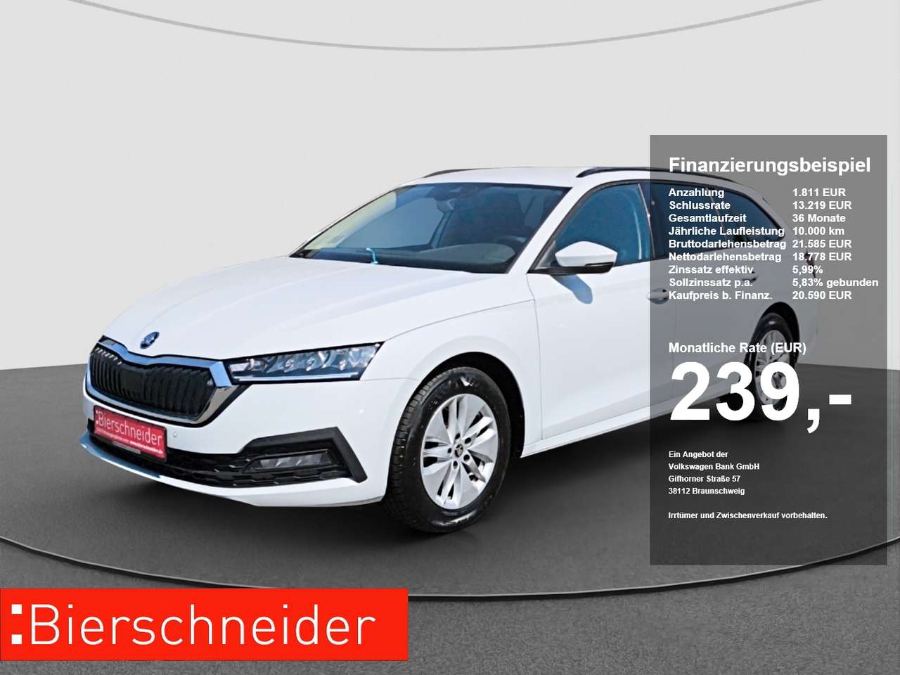Skoda Octavia 2023 — Combi 2.0 TDI Ambition SMART LINK PDC SITZH LED