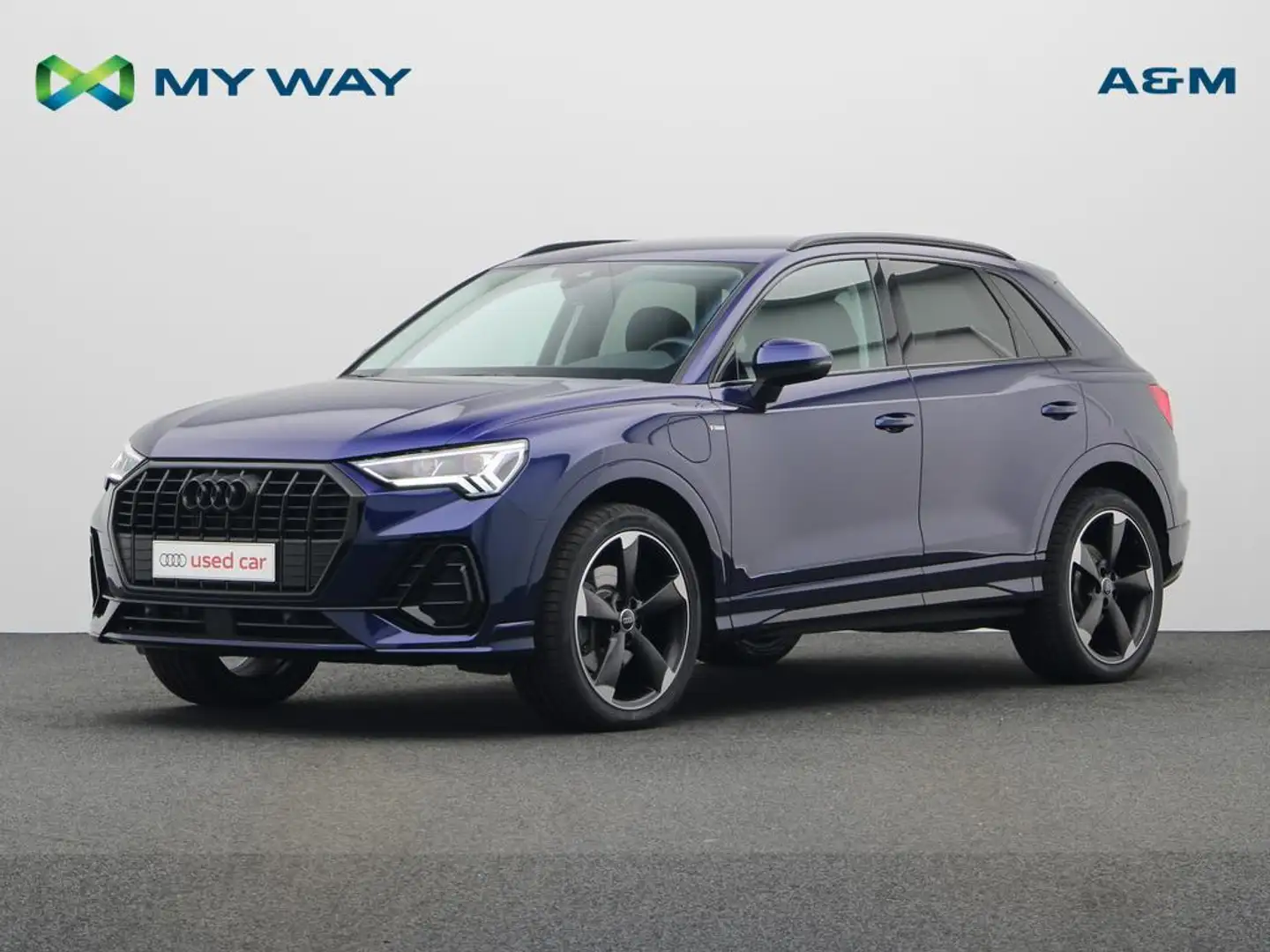 Audi Q3 S LINE 45 TFSIe 245 PK S-tronic PLUG-IN HYBRIDE Bleu - 1