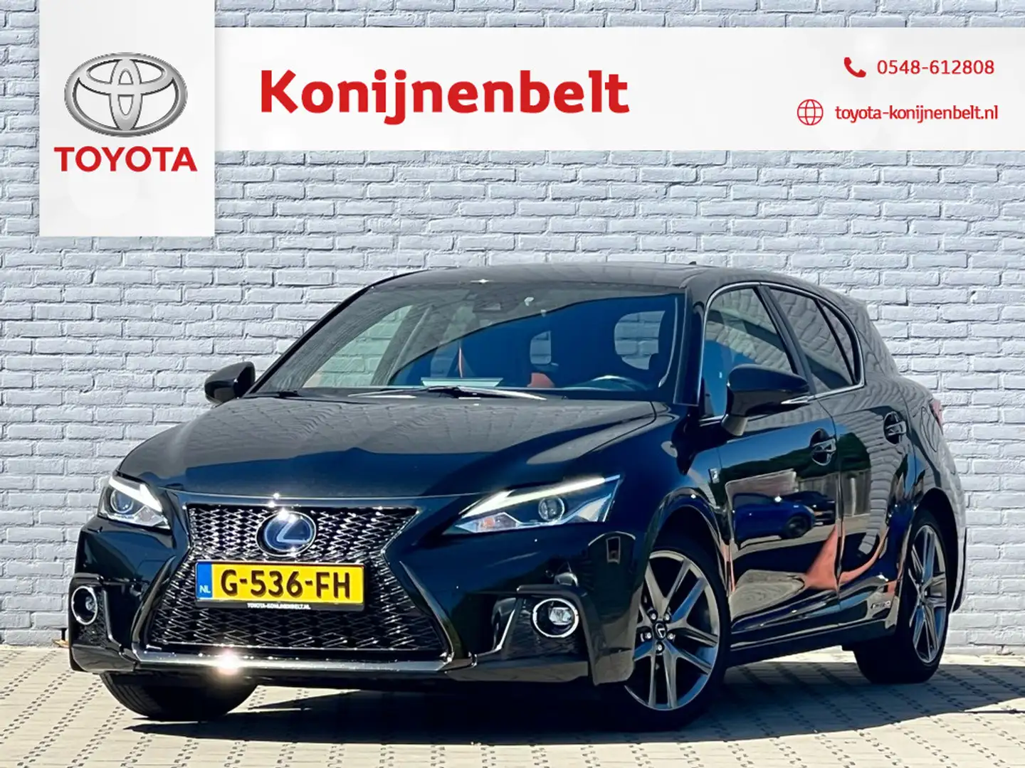 Lexus CT 200h F Sport Line Automaat | Navi | NL auto | Schuifdak Zwart - 1