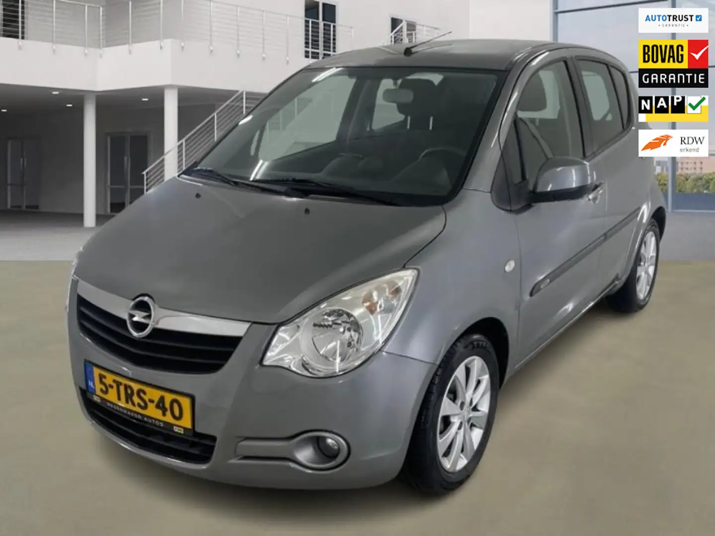 Opel Agila 1.2 Edition Automaat 51.800 km +NAP NL-auto Gris - 1