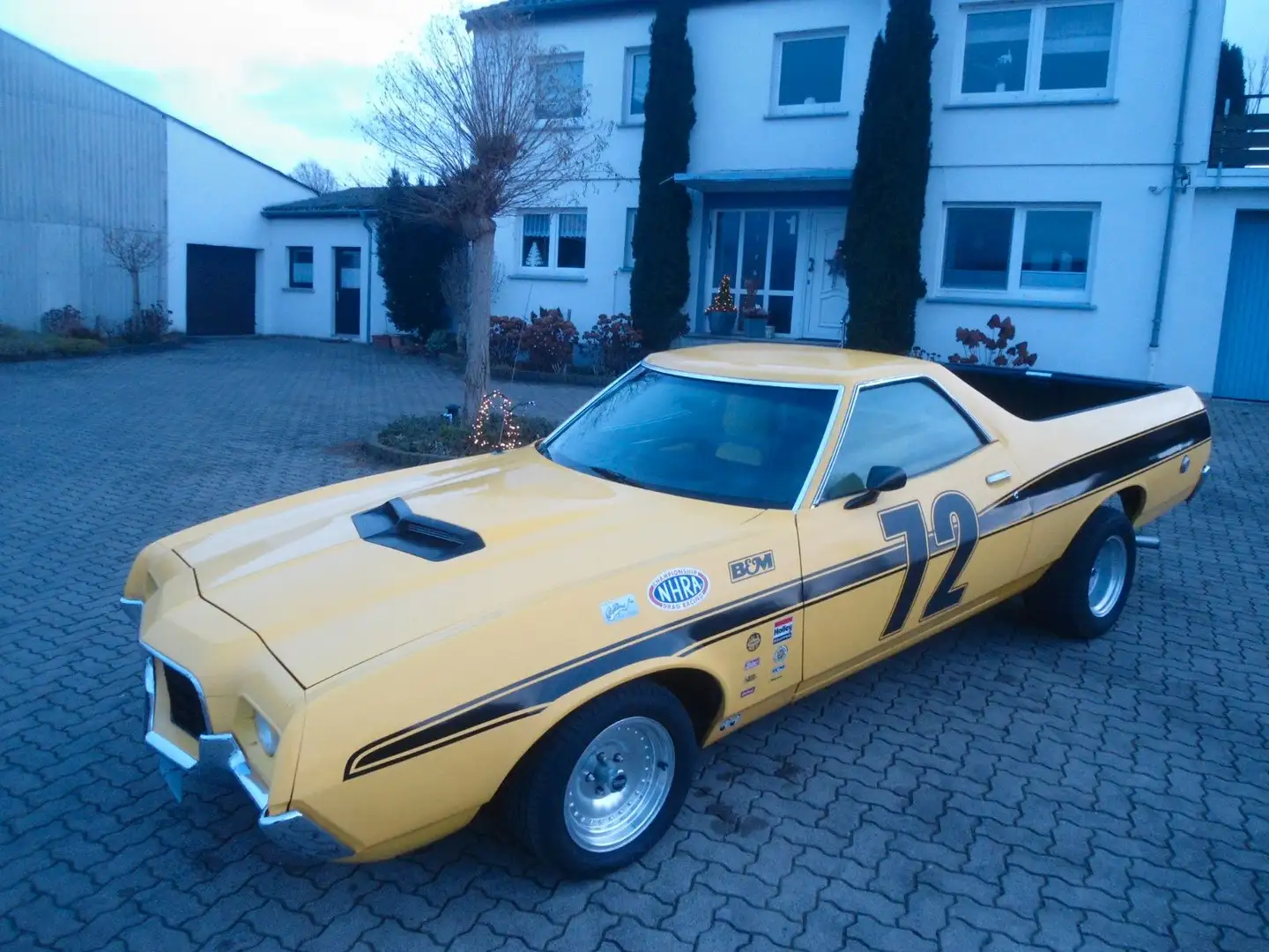 Ford Sonstige Ranchero GT 351 Cleveland.V8,Autom.,Klappenausp. Gelb - 2