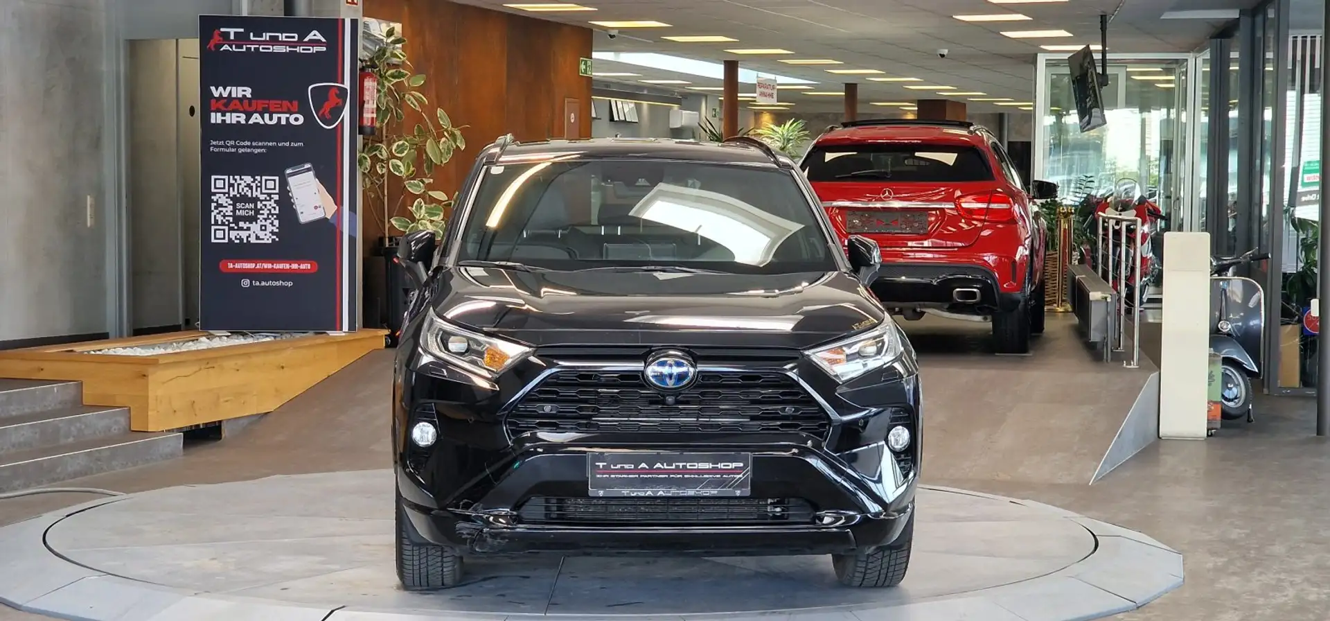 Toyota RAV 4 2,5 Hybrid AWD 1-Hand Black Edition Aut. *360°*JBL Schwarz - 2