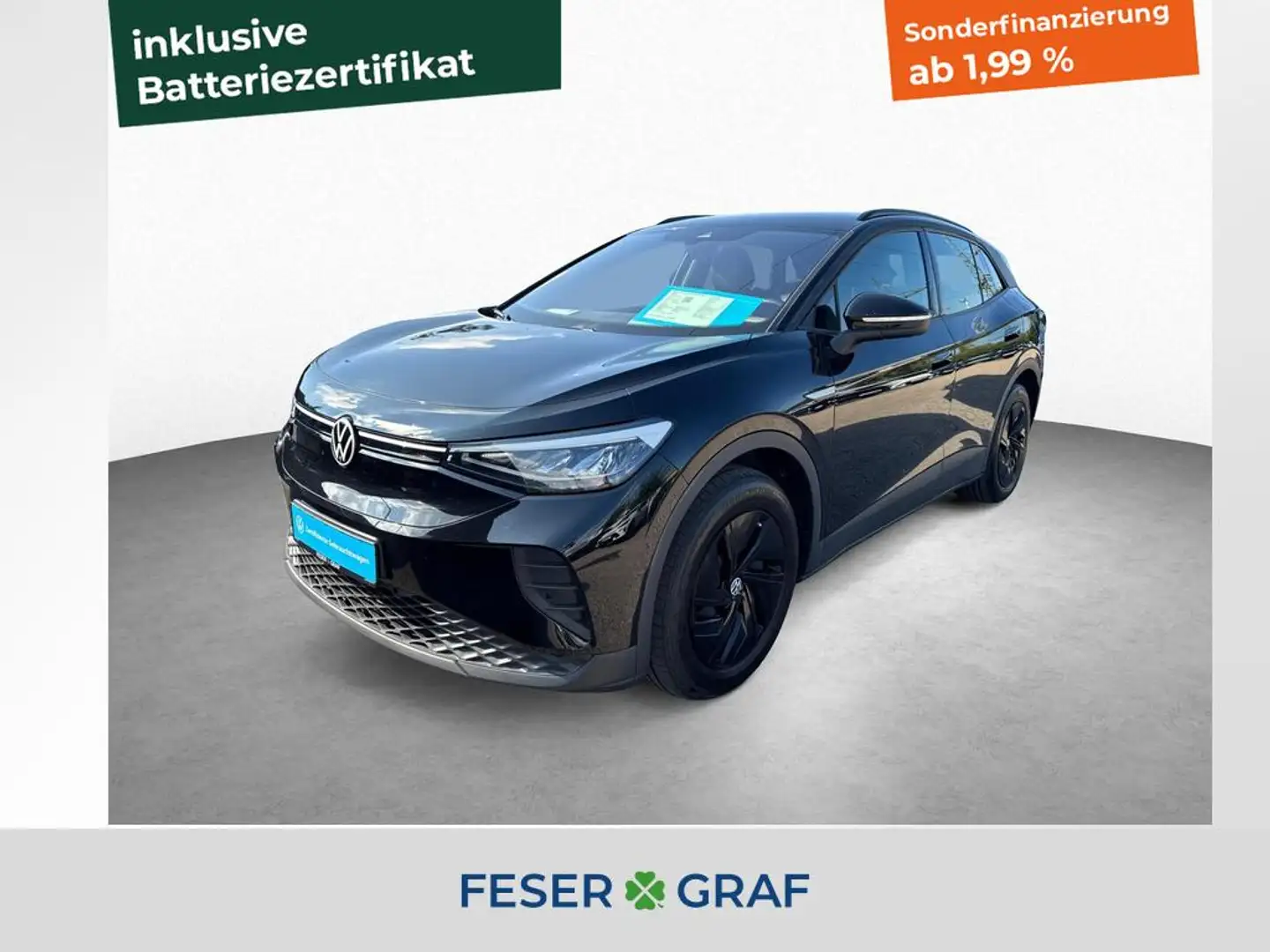 Volkswagen ID.4 Pure 52 kWh APP LED ACC Zwart - 1