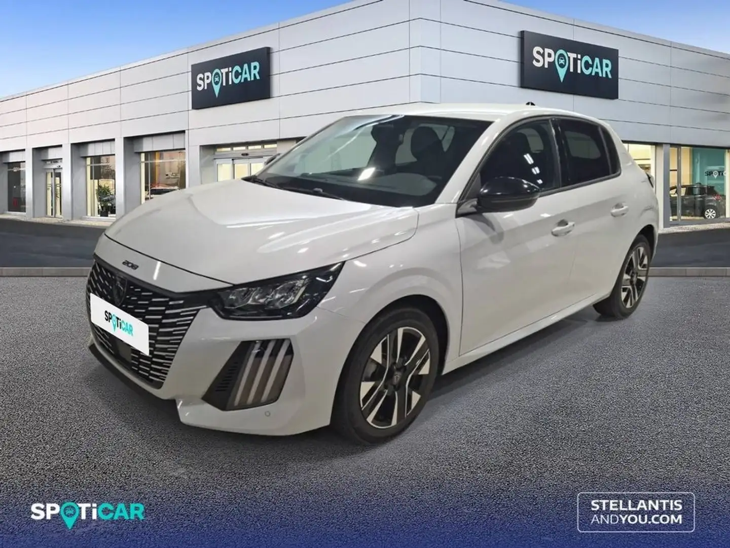 Peugeot 208 Gasolina 100 S&S 6 Vel. MAN Allure Blanco - 1