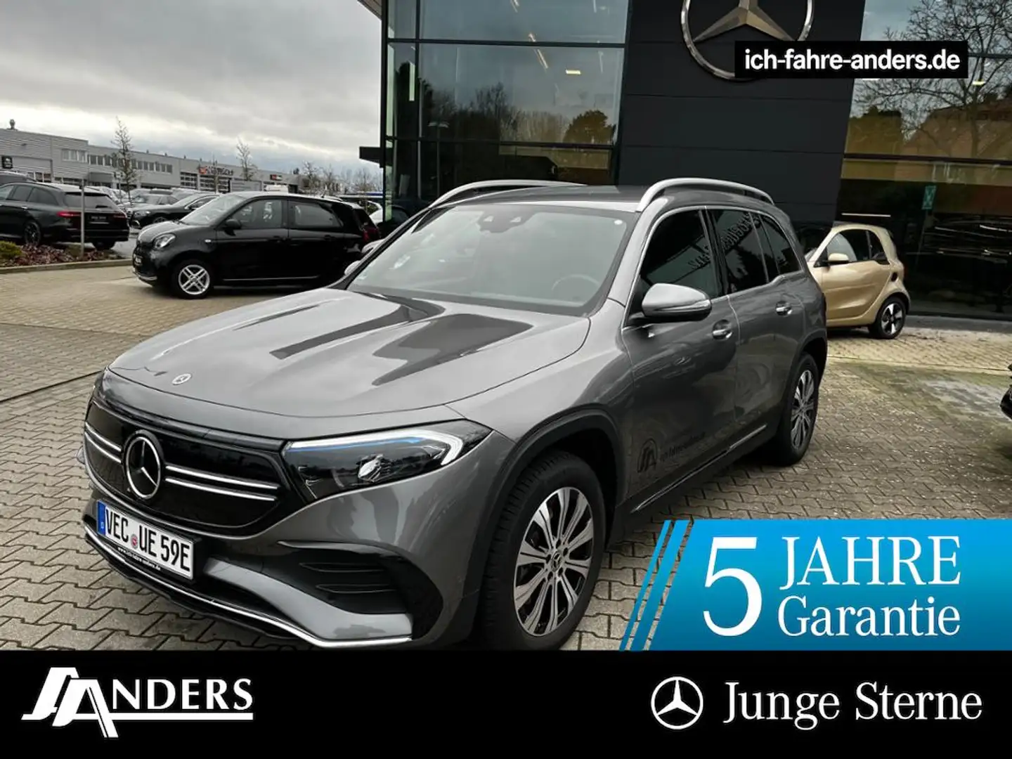 Mercedes-Benz EQB 350 4M AMG+MBUX+SHZ+LED+PDC+Kam+Distr+EASY-P Grijs - 1