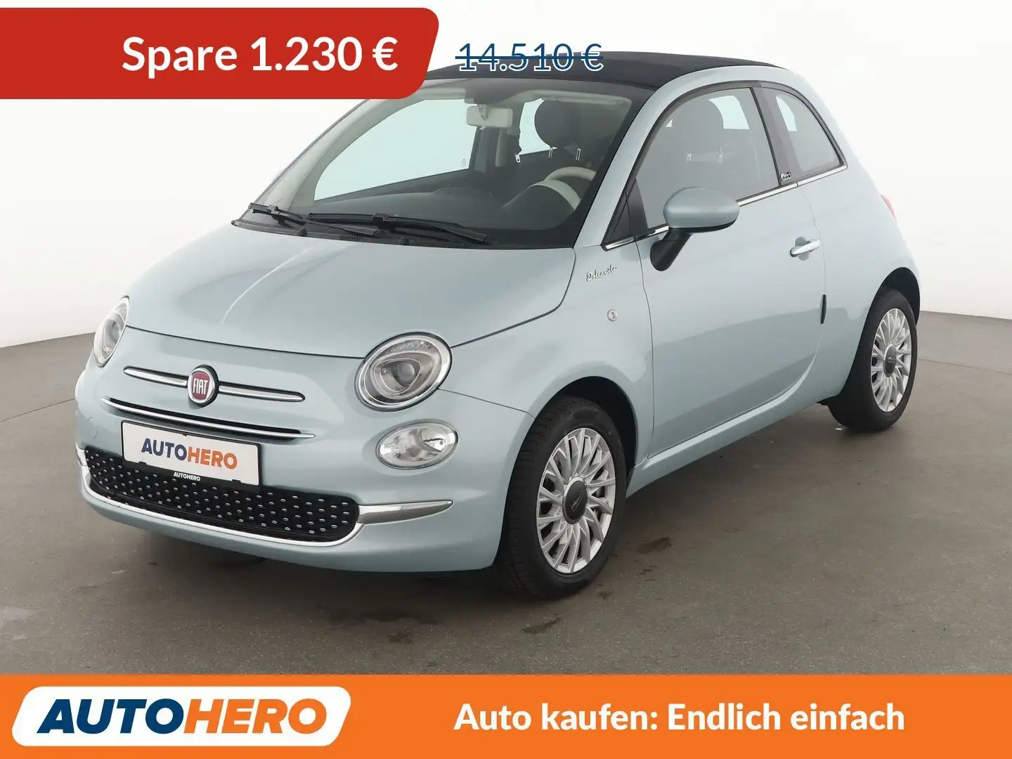 Fiat 500C 1.0 Mild-Hybrid Dolcevita*CABRIO*PDC*KLIMA*TEMPO* Blau - 1