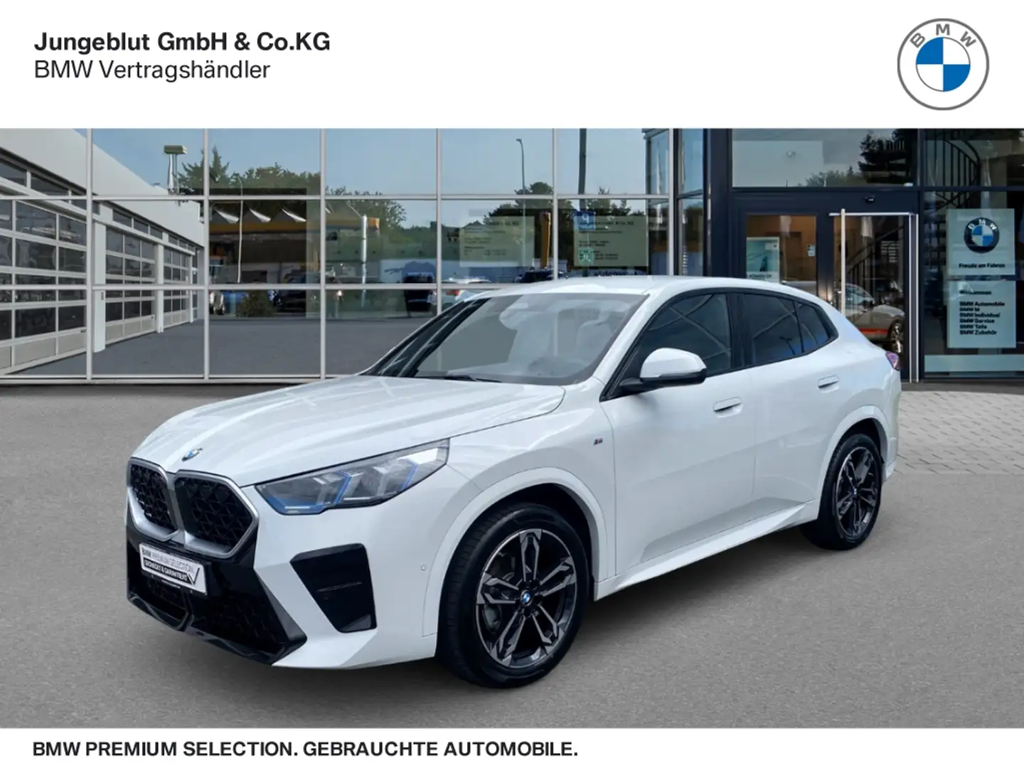 BMW X2 sDrive18d M Sport AHK/HeadUp/LiveCockpitPro/Sitzhg Weiß - 1