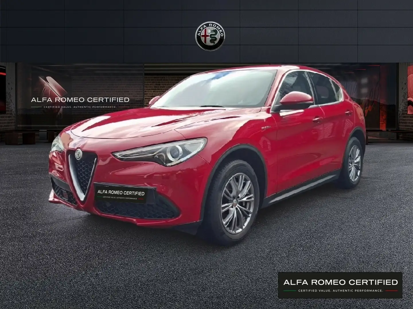 Alfa Romeo Stelvio Super 2.0 Turbo 16V AT8-Q4 Rood - 1