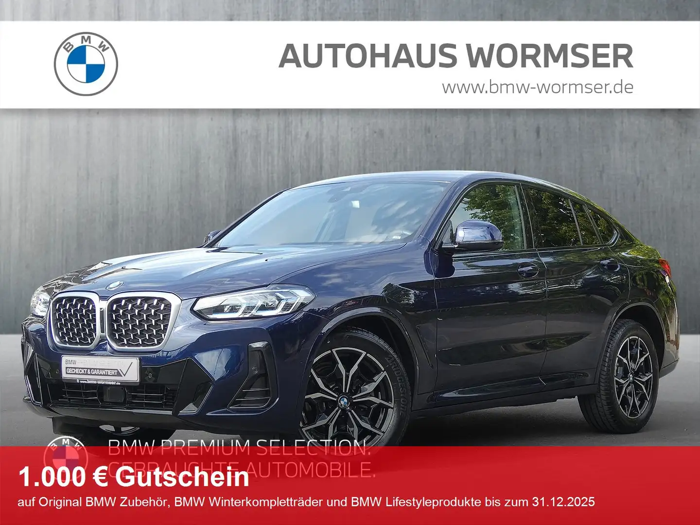 BMW X4 xDrive20d M Sport * 1.190 € Zubehörbonus * Head-Up Blau - 1