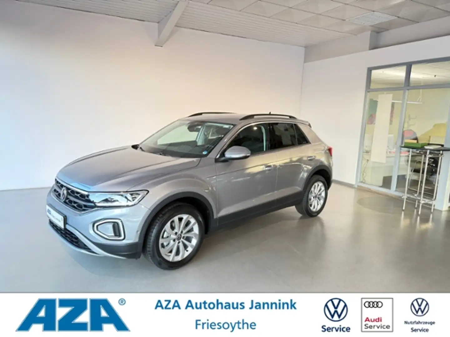 Volkswagen T-Roc 1.0 TSI Life *Kamera*SIH*EPH*AppConn*Multil*ACC* Silber - 1