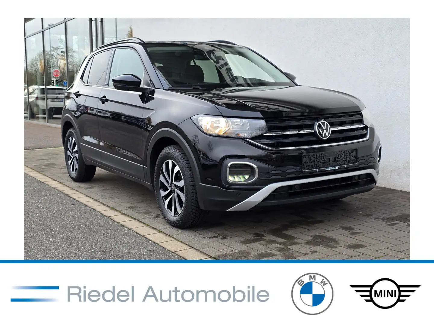 Volkswagen T-Cross 1.0 TSI OPF 81 kW Navi Bluetooth PDC Klima DPF Schwarz - 1