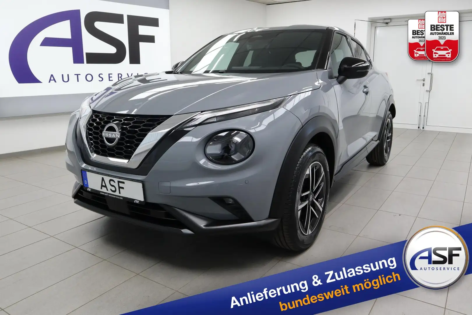 Nissan Juke N-Connecta #Navi #beh. Frontscheibe #LED #KeyFr... Grijs - 1