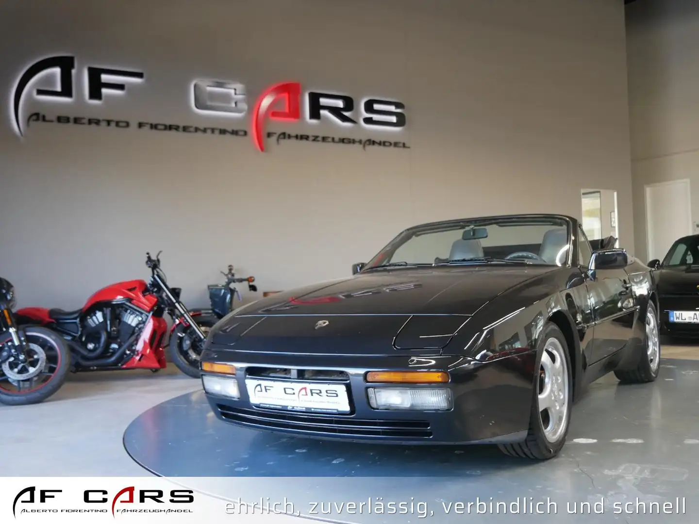Porsche 944 944 S2 Cabrio SitzHz Klima Top Zahnriemen neu H Zu Schwarz - 1