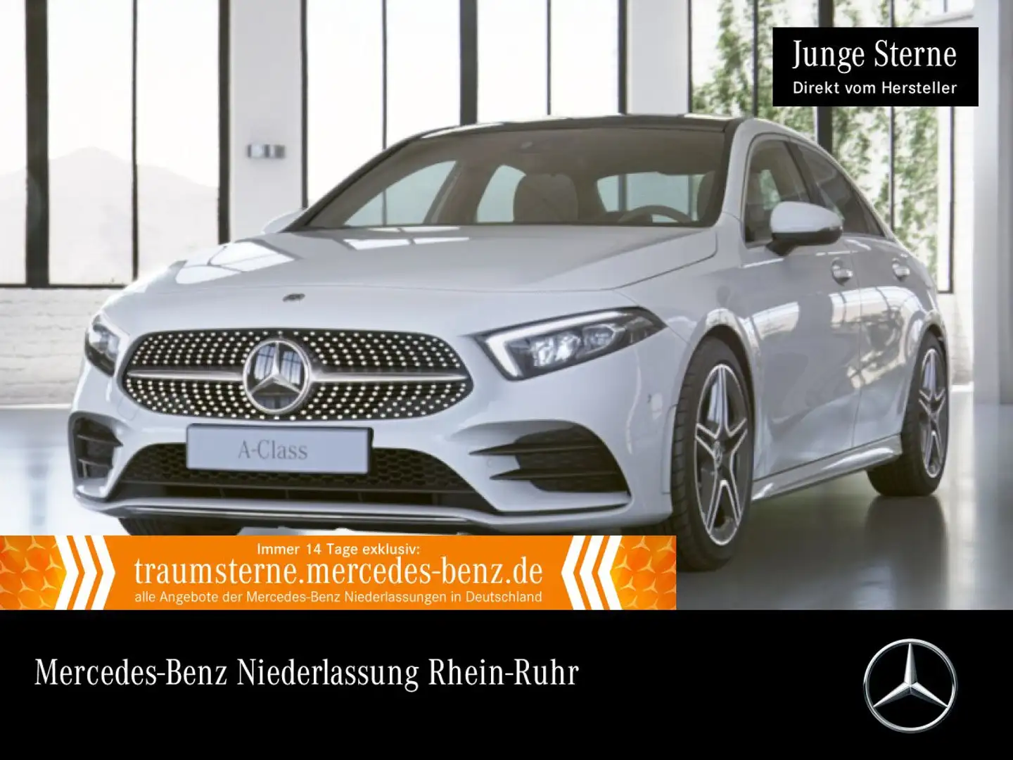 Mercedes-Benz A 200 d Lim AMG+PANO+AHK+LED+KAMERA Blanc - 1