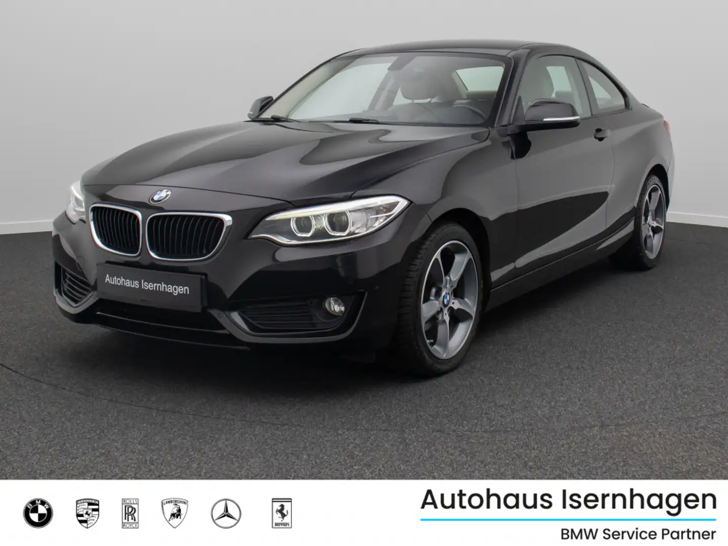 BMW 218 PDC Sitzhz Xenon Sport Geschwindigkeitreg Černá - 1