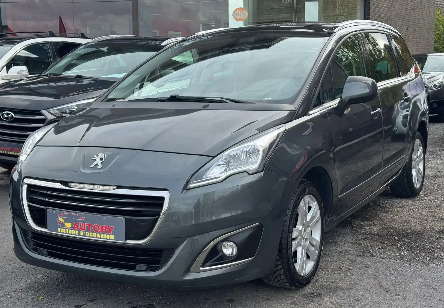 Peugeot 5008 5008 1.6 BlueHDi / Car-pass ! Gris - 2