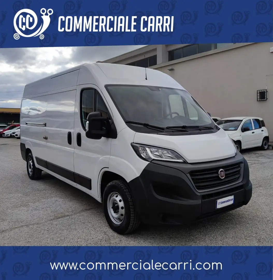 Fiat Ducato 35 LH2 2.3 M-J FURGONE P.LUNGO TETTO ALTO 3 POSTI Bianco - 1