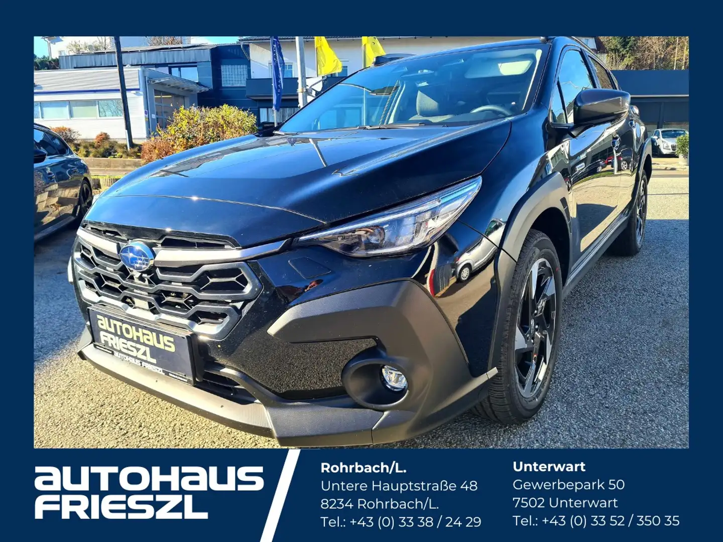 Subaru Crosstrek 2,0i e-Boxer HEV CVT Style Xtra Allrad Aut. Schwarz - 1