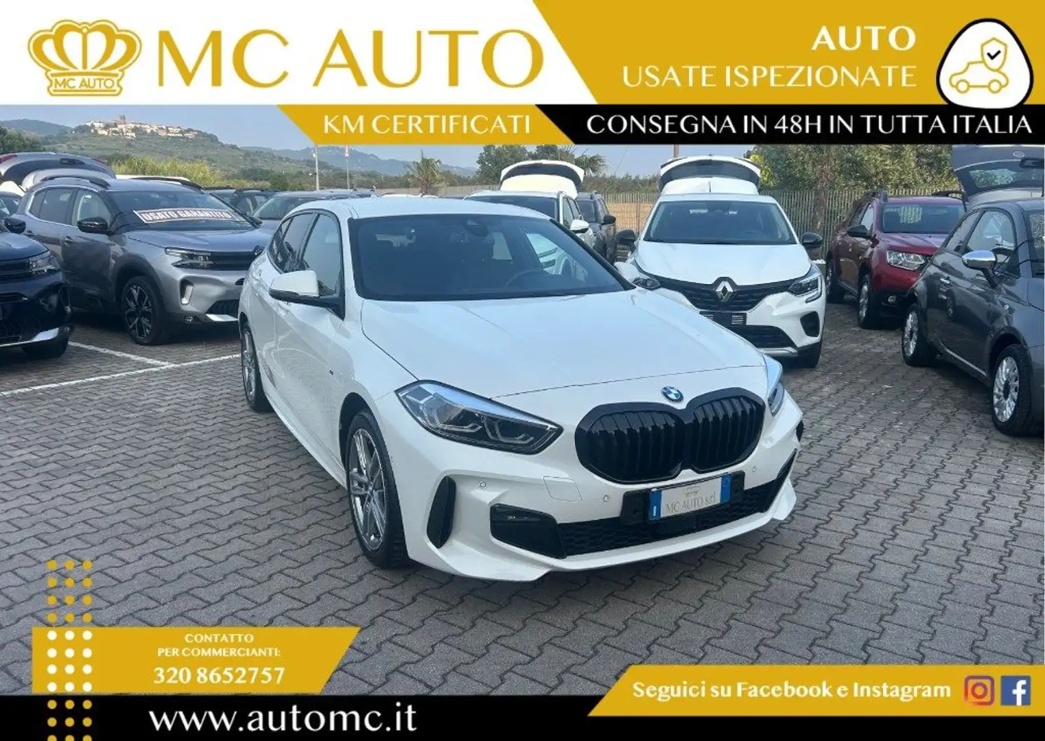BMW 118 d 5p. Msport PROMO CON FINAZIAMENTO Bianco - 1