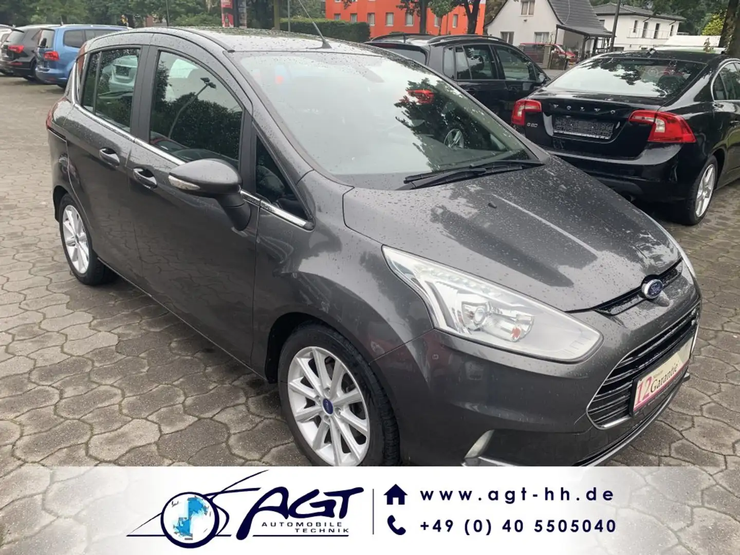 Ford B-Max 1.0 Ecoboost Titanium Tempomat B T PDC AHK Grau - 1