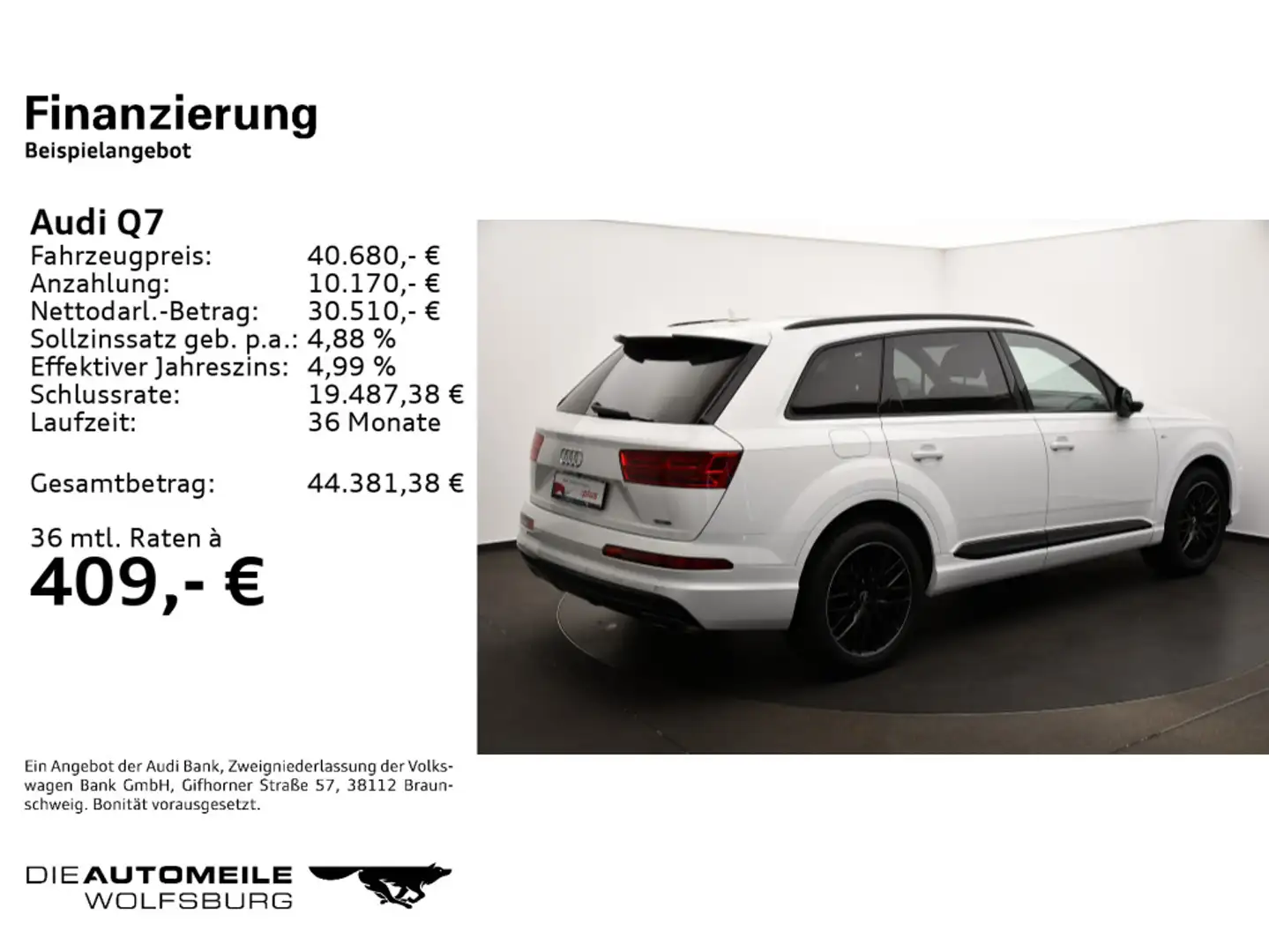 Audi Q7 3.0 TDI quattro tiptronic AHK/Pano/Tempo Weiß - 2