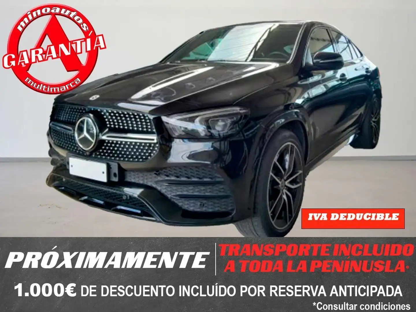 Mercedes-Benz GLE 350 DE 320 CV 4MATIC 9G-TRONIC AMG LINE Zwart - 1