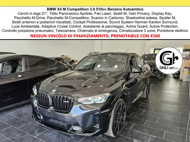 BMW X4 M M Competition Tetto Navi C.21 Laser Camera HarmanK