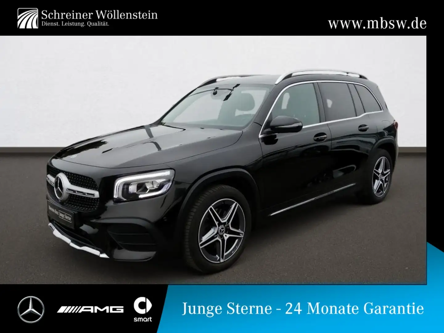 Mercedes-Benz GLB 200 d AMG*AHK*Distr*LED*PDC*MBUX*Navi*DAB*8G Noir - 1