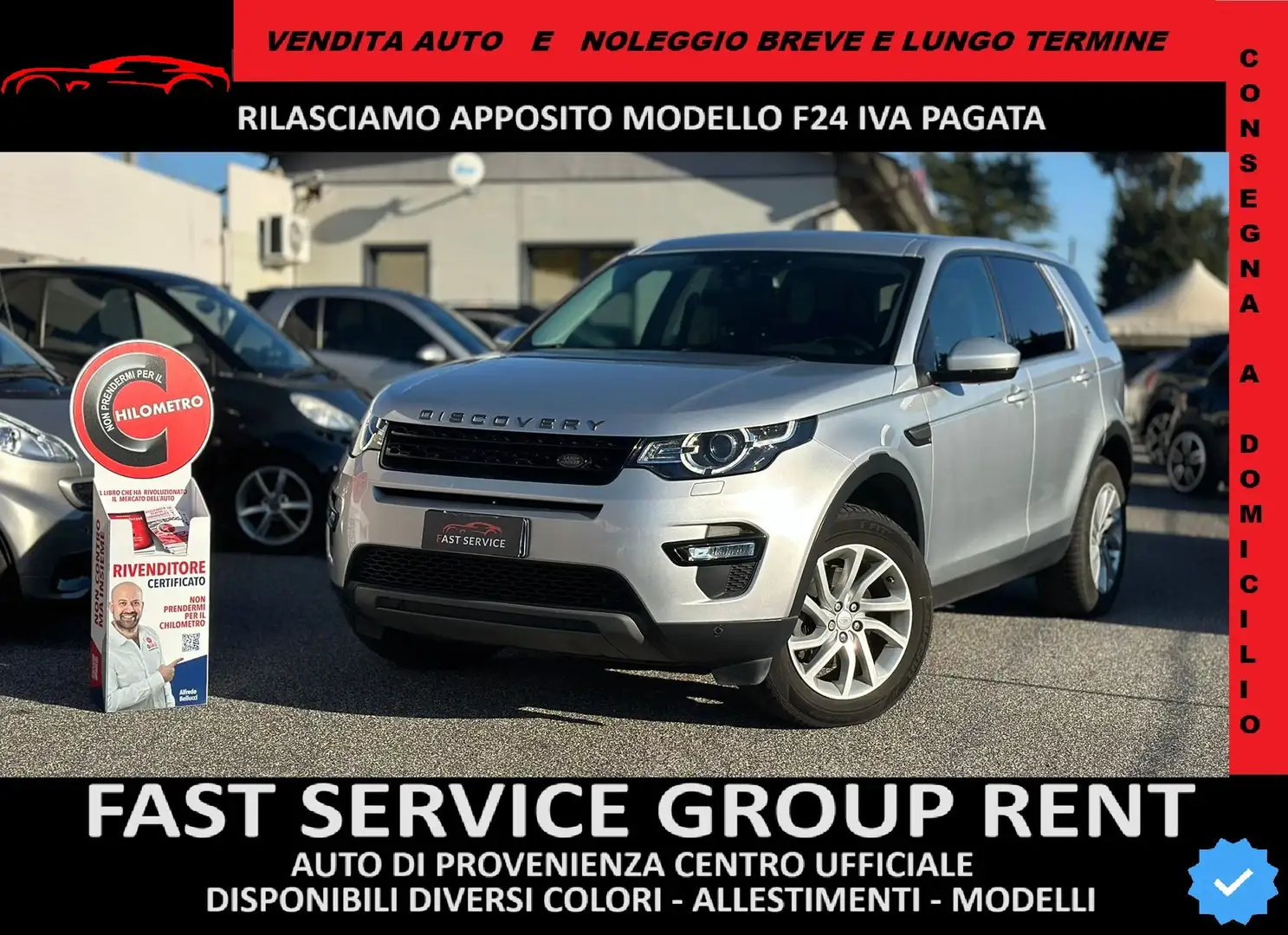 Land Rover Discovery Sport Discovery Sport I 2.0 td4 SE awd 150cv auto my18 Argent - 1