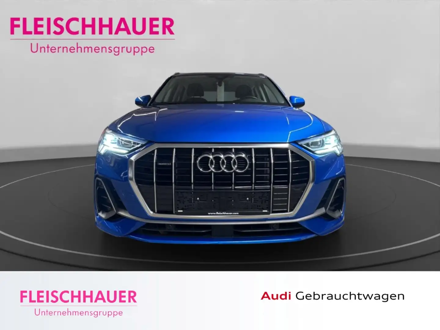 Audi Q3 S line 45 TFSI quattro MATRIX+AHK+ACC+NAVI+CARPLAY Blau - 2