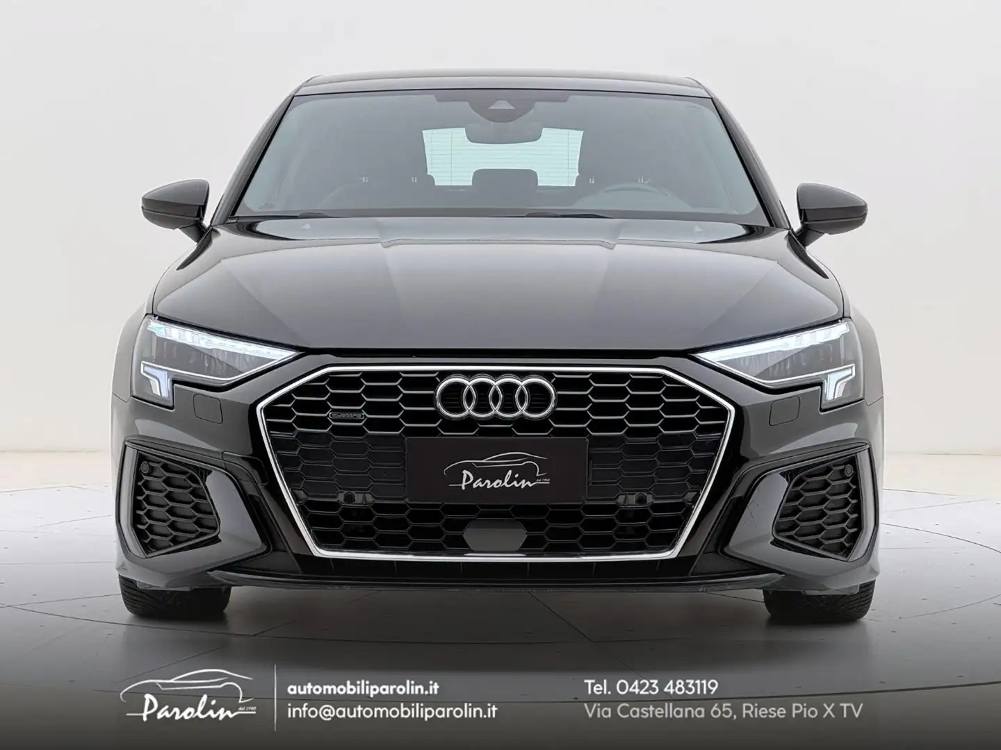 Audi A3 Sportback 40 TDI quattro S-tronic S-line edition Noir - 2